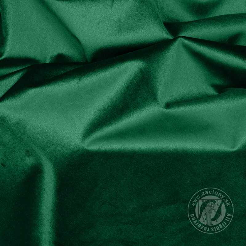 Záves PIERRE CARDIN SIBEL na páske tmavozelený 140x270cm