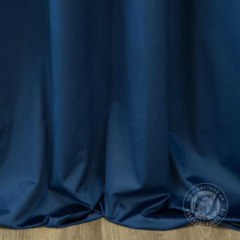 Záves PIERRE CARDIN SIBEL na páske tmavomodrý 140x270cm