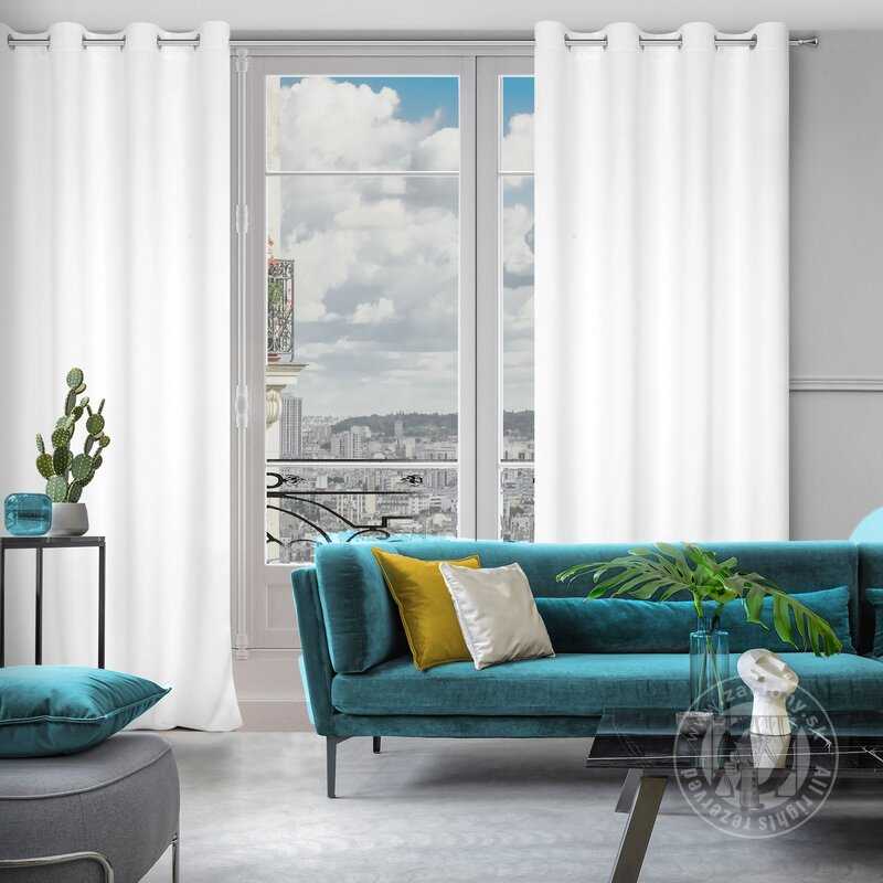 Záves LOGAN na krúžkoch 135x250cm biely