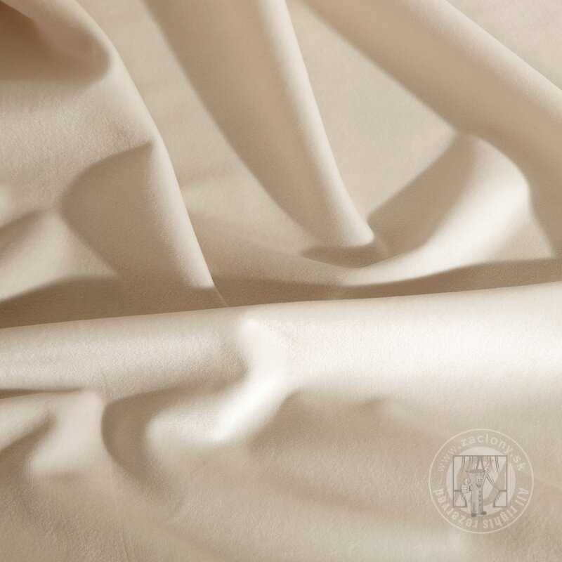 Záves RIA na krúžkoch svetlobéžový 140x250cm