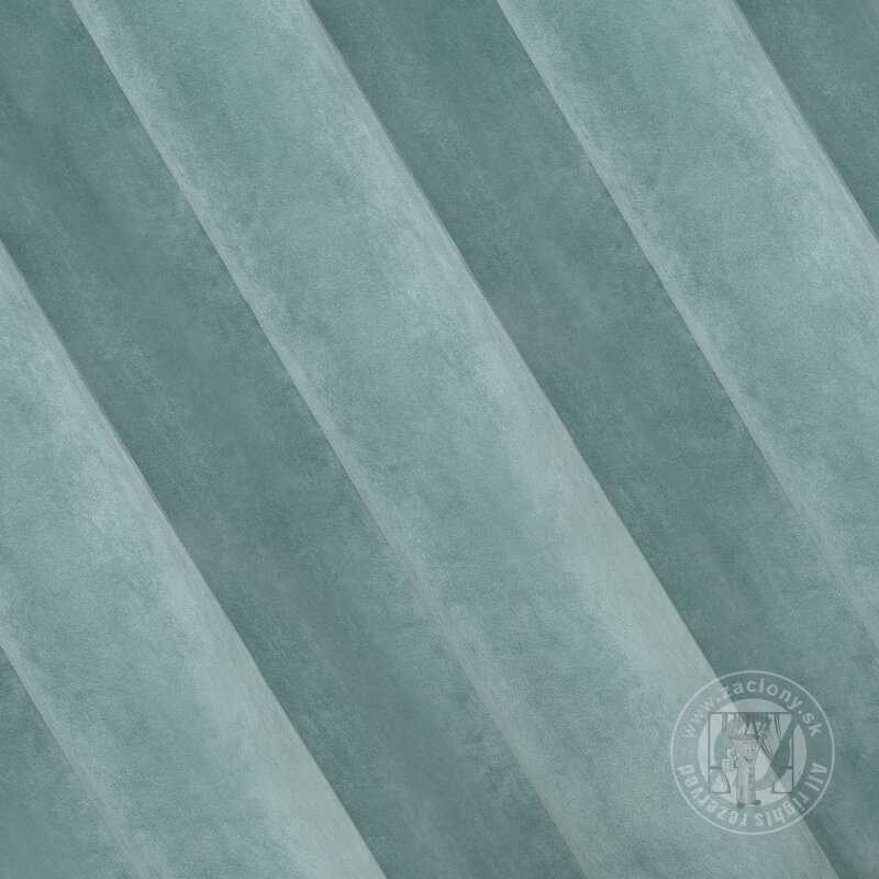 Záves RIA na krúžkoch zelenomodrý 140x250cm