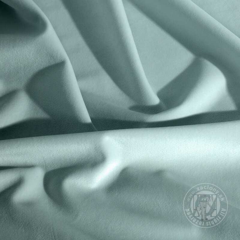 Záves RIA na krúžkoch zelenomodrý 140x250cm