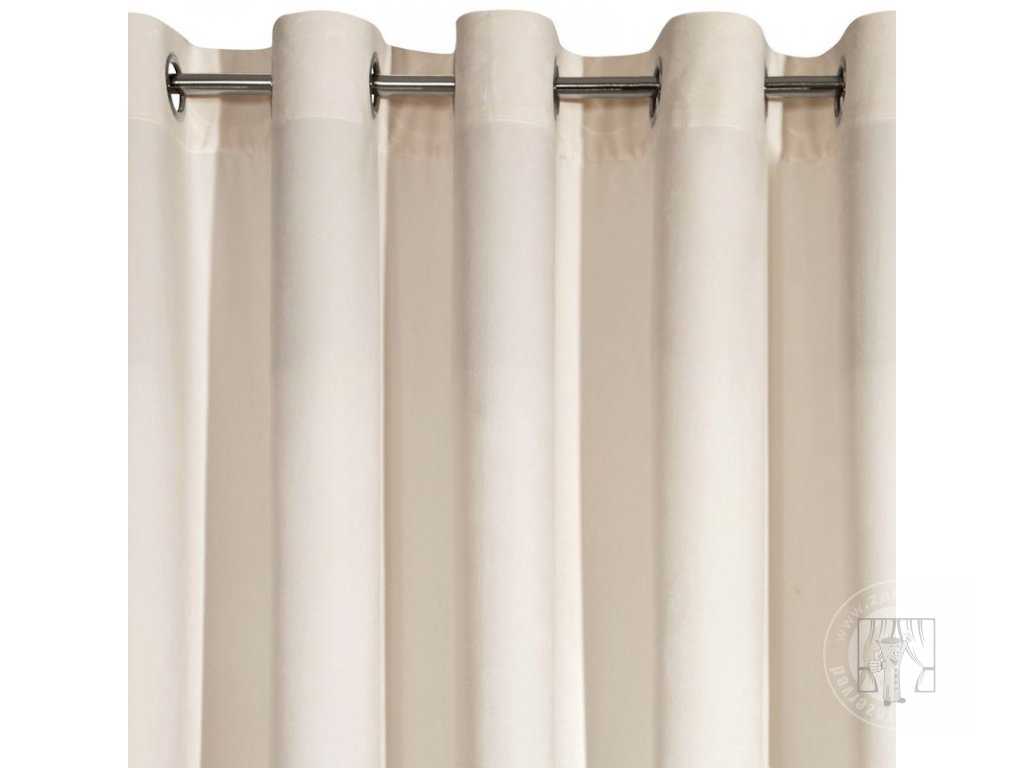 Záves RIA na krúžkoch púdrovo ružový 140x250cm