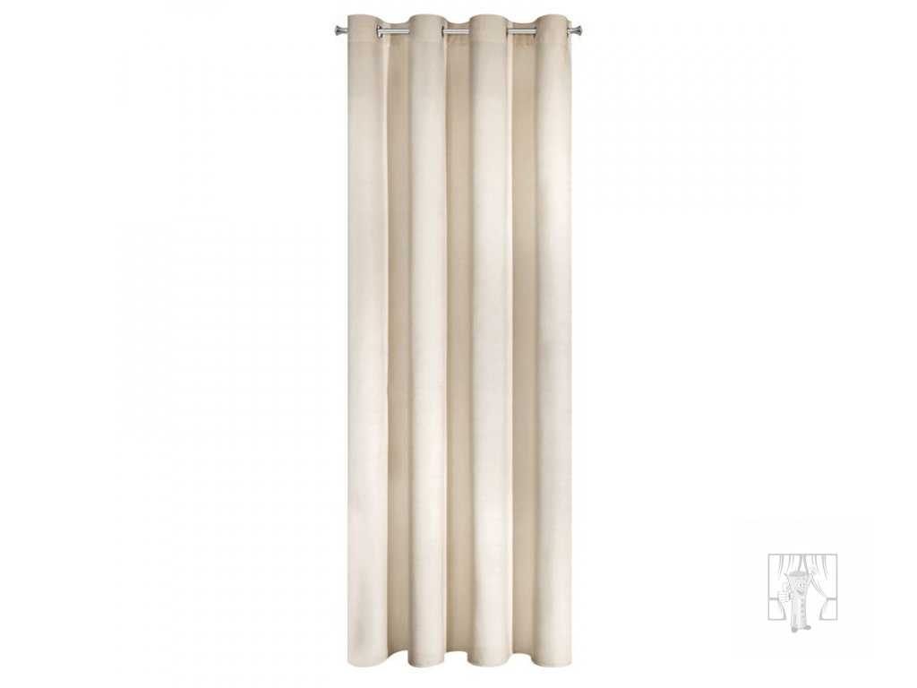 Záves RIA na krúžkoch púdrovo ružový 140x250cm