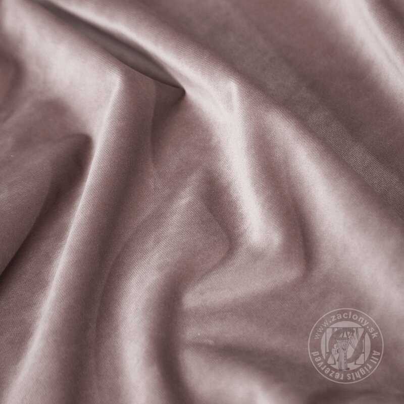 Záves RIA na páske púdrovo ružový 140x270cm