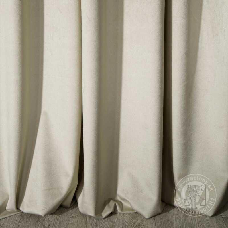 Záves MELANIE na krúžkoch krémový 140x250cm