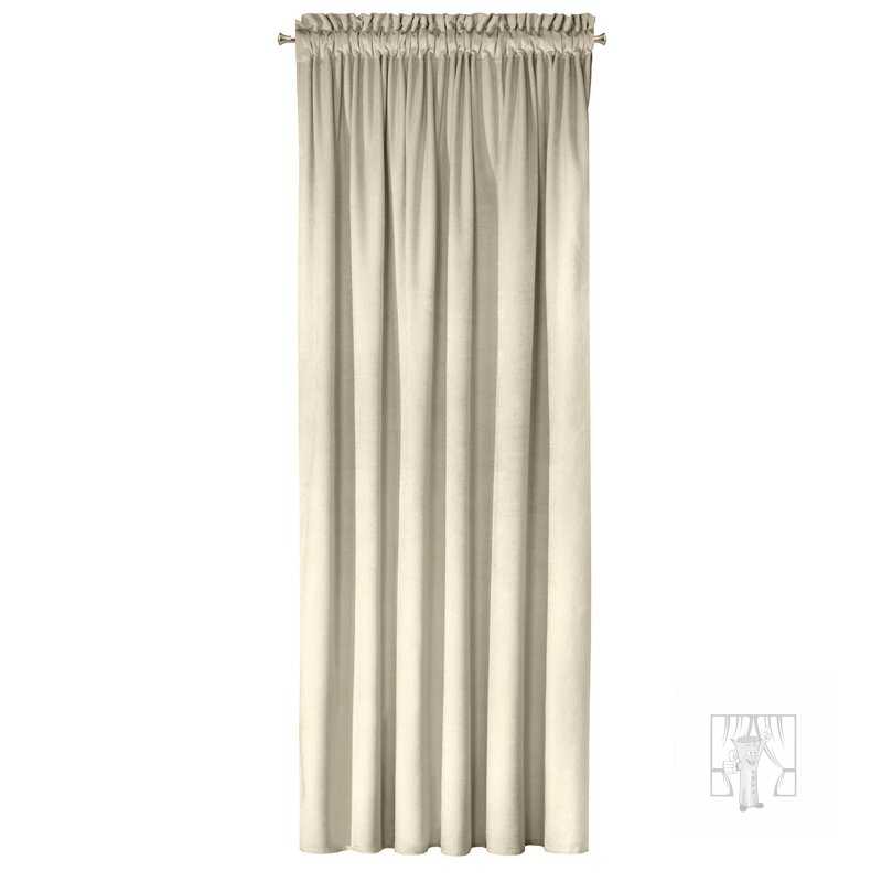 Záves MELANIE na páske krémový 140x270cm