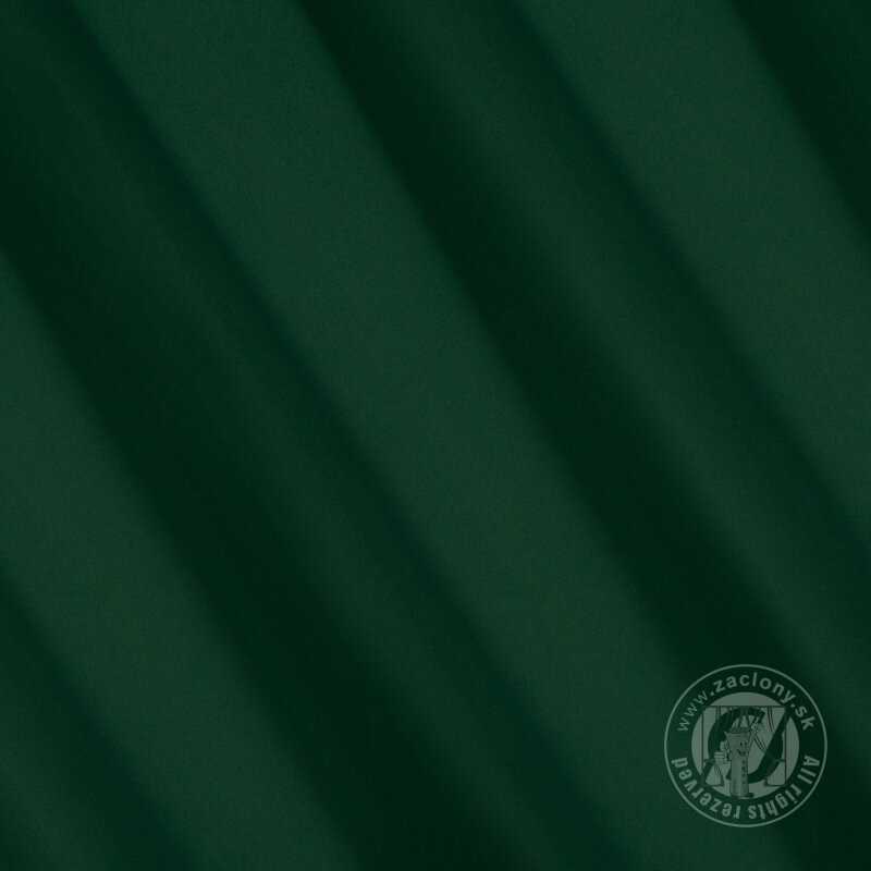 Záves LOGAN na krúžkoch 135x250cm tmavozelený