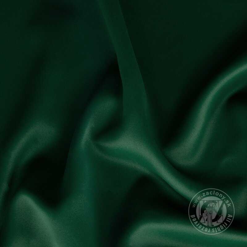 Záves LOGAN na krúžkoch 135x250cm tmavozelený