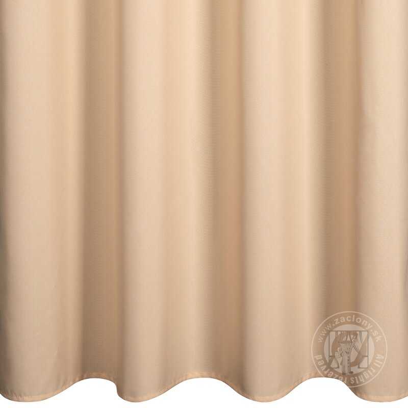 Záves RITA na krúžkoch broskyňový 140x250cm