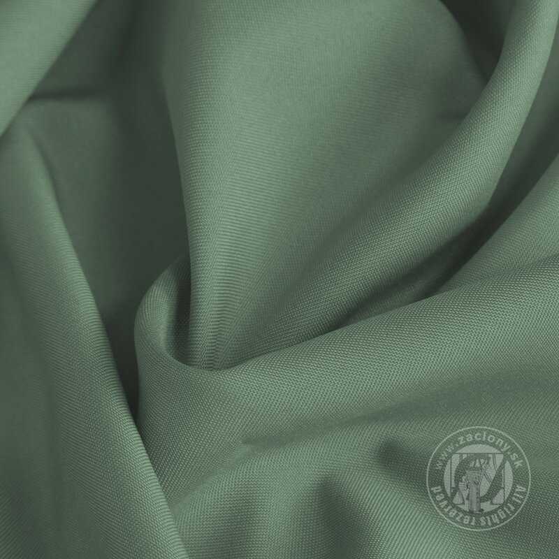 Záves RITA na krúžkoch tmavý mätový 140x250cm