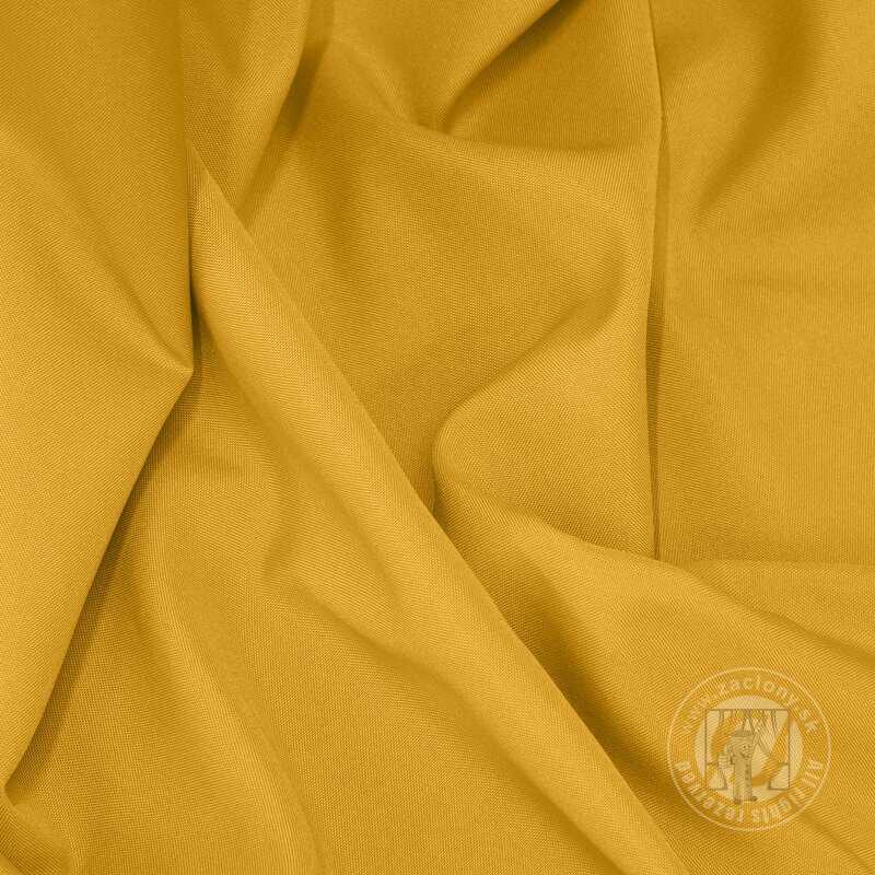 Krátky záves RITA na páske horčicový 140x175cm