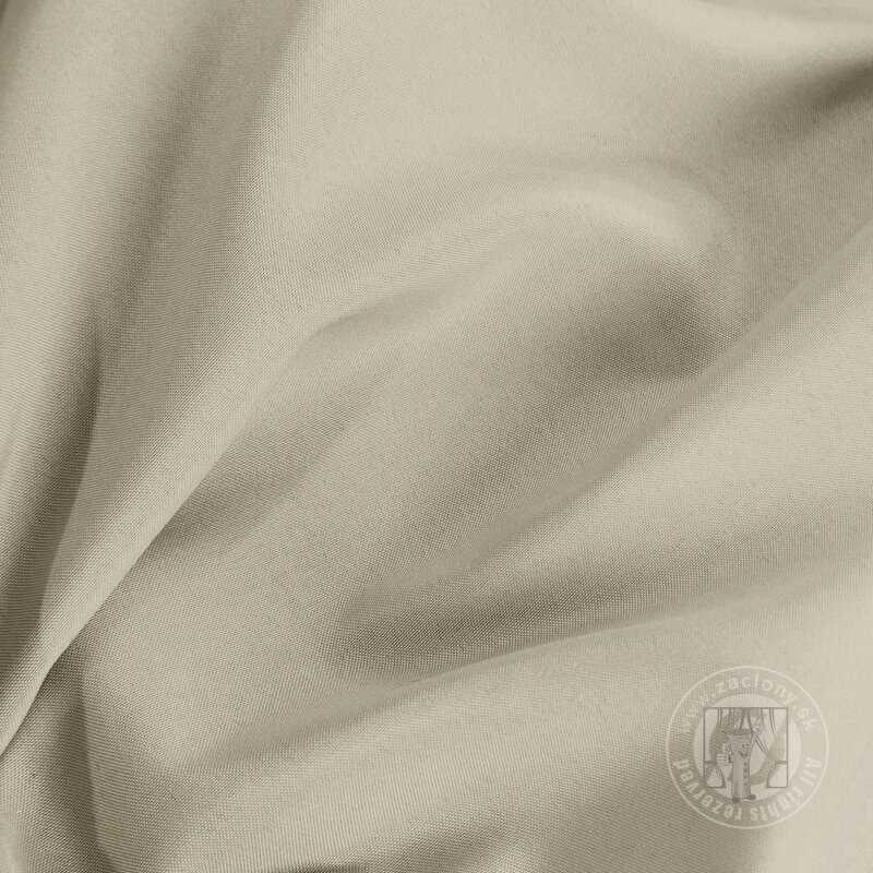 Krátky záves RITA na krúžkoch cappuccino 140x175cm