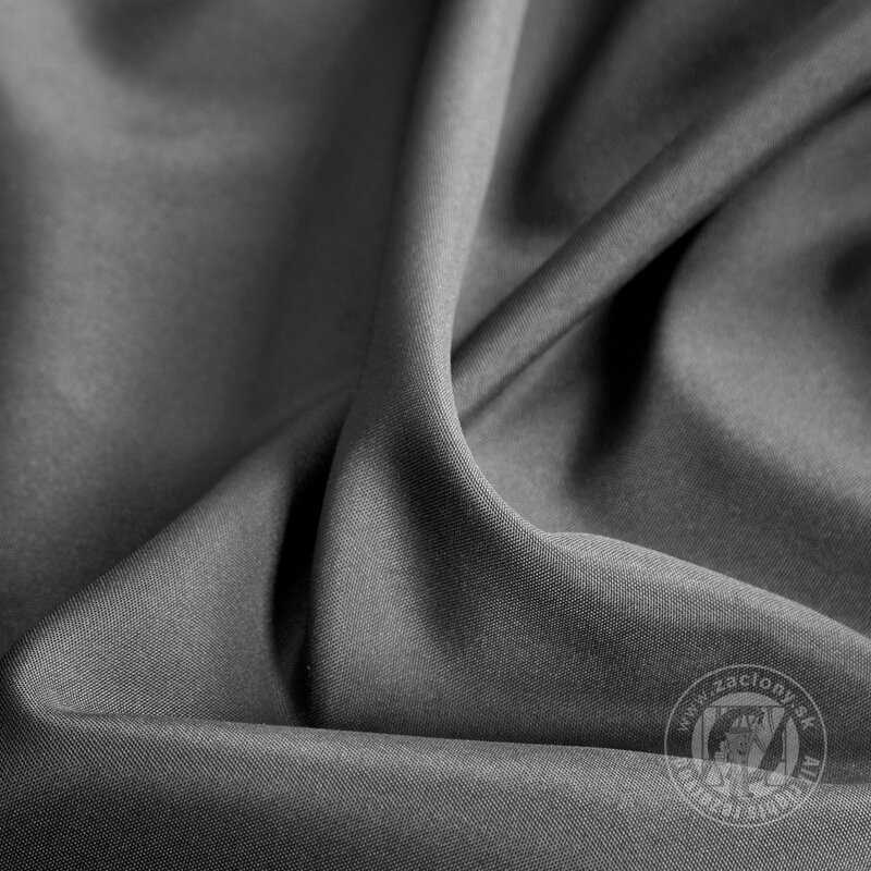 Krátky záves RITA na krúžkoch grafitový 140x175cm