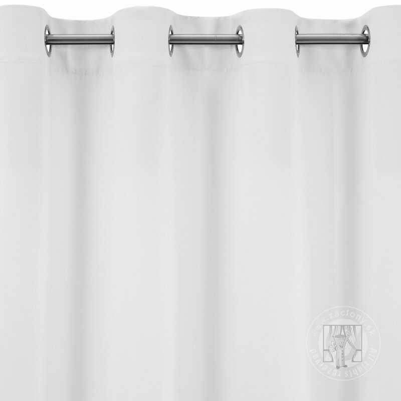Záves LOGAN na krúžkoch 140x175cm biely