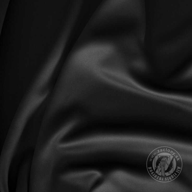 Záves LOGAN na krúžkoch 140x175cm čierny