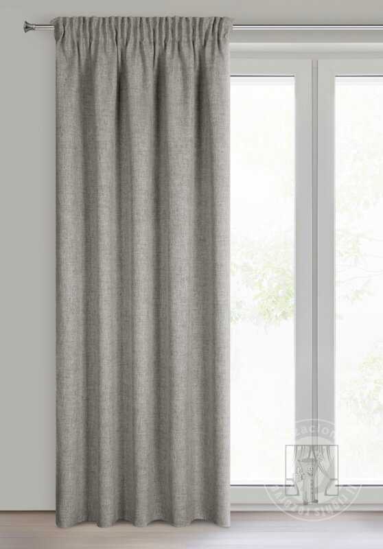 Záves JULA na páske cappuccino 140x270cm