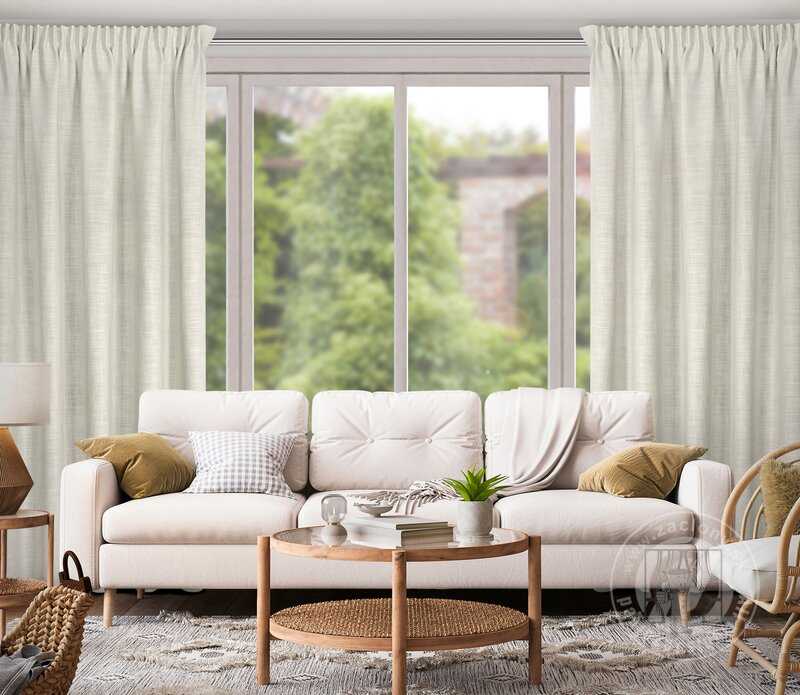 Záves ROSI na páske tmavobéžová 140x270cm