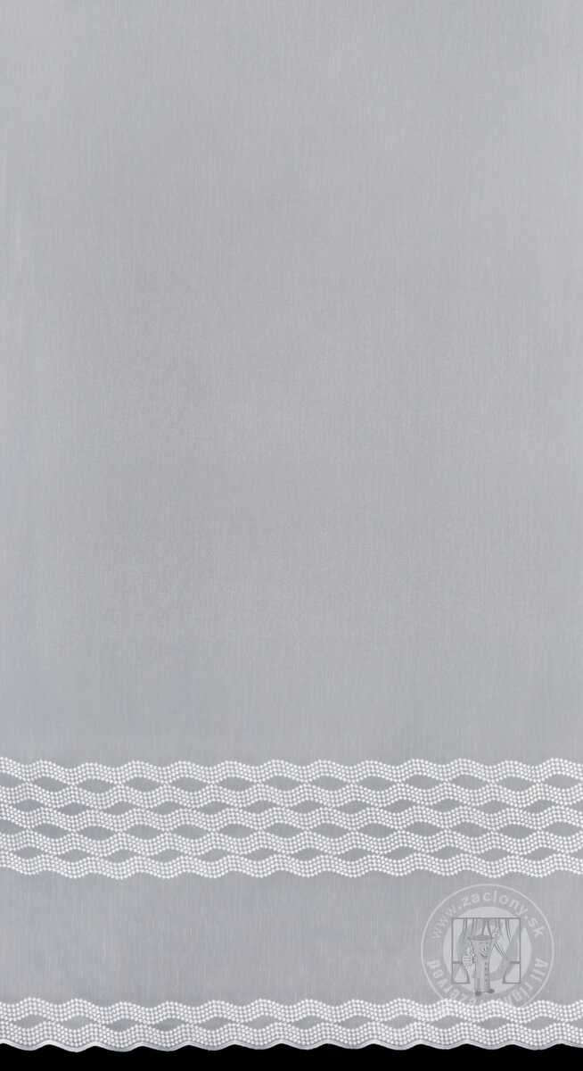 Záclona metráž 97738/PERU biela, 160cm