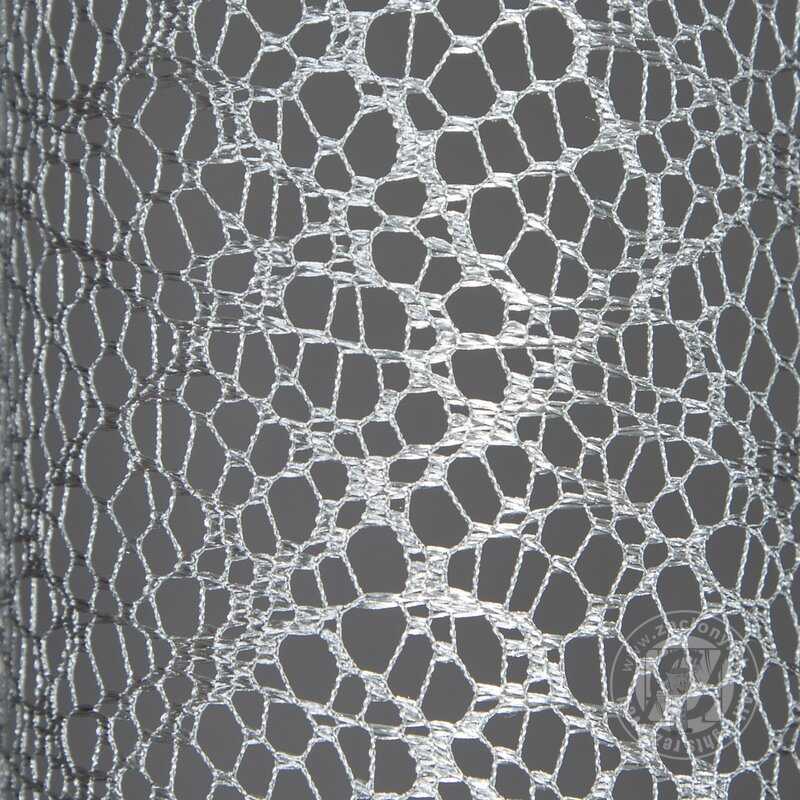 Záclona AMANDA na krúžkoch strieborná 140x250cm