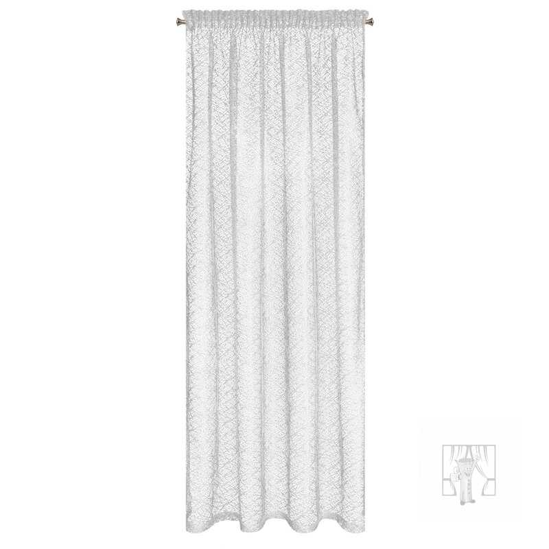 Záclona AMANDA na páske biela 140x270cm