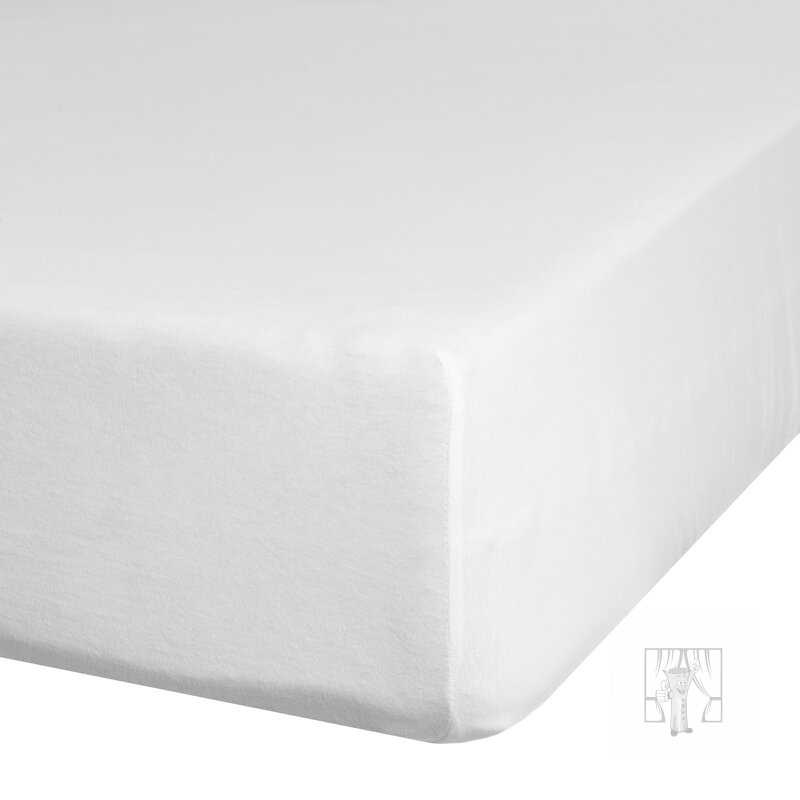 Plachta z bavlneného saténu NOVA3 220x200 cm biela