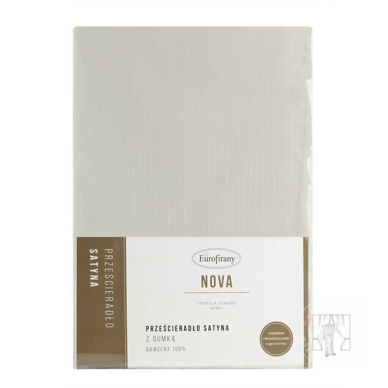 Plachta z bavlneného saténu NOVA3 160x200 cm sivobéžová