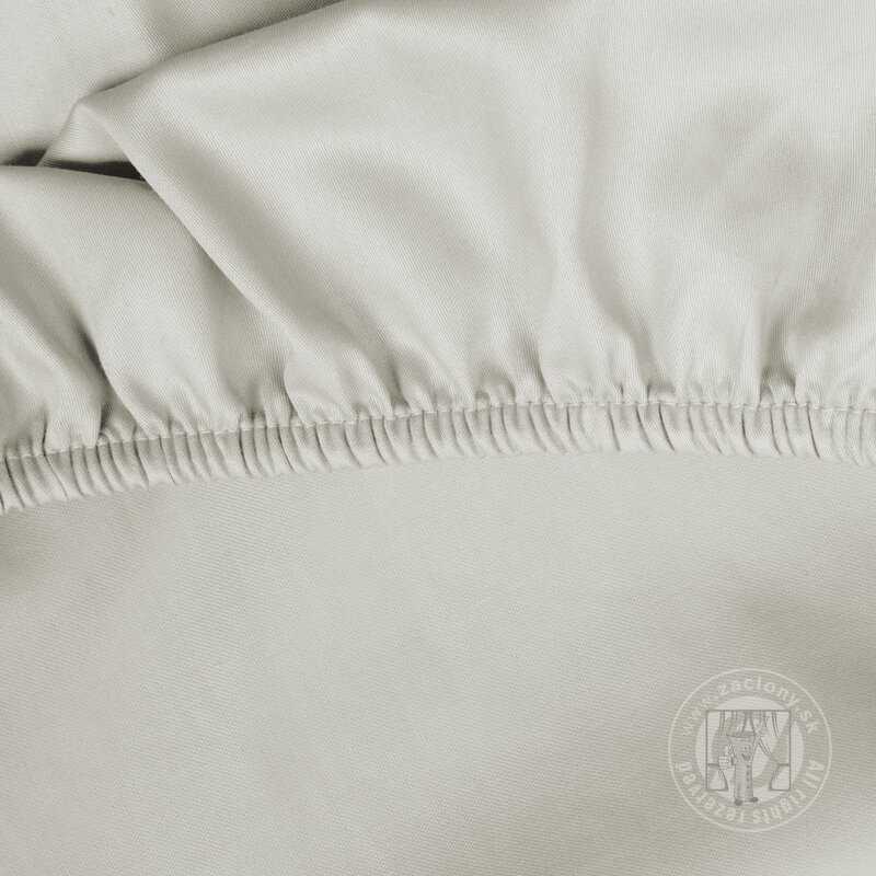 Plachta z bavlneného saténu NOVA3 180x200 cm sivobéžová