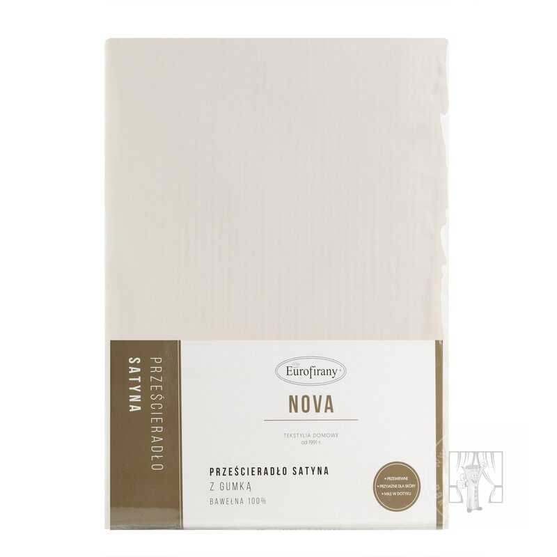 Plachta z bavlneného saténu NOVA3 160x200 cm béžová