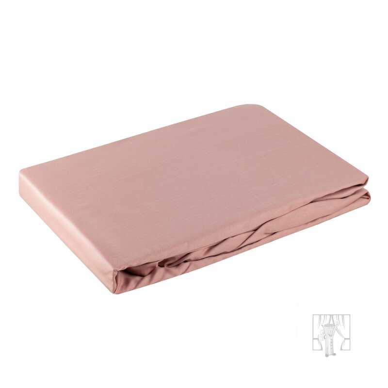 Plachta z bavlneného saténu NOVA3 180x200 cm púdrová ružová