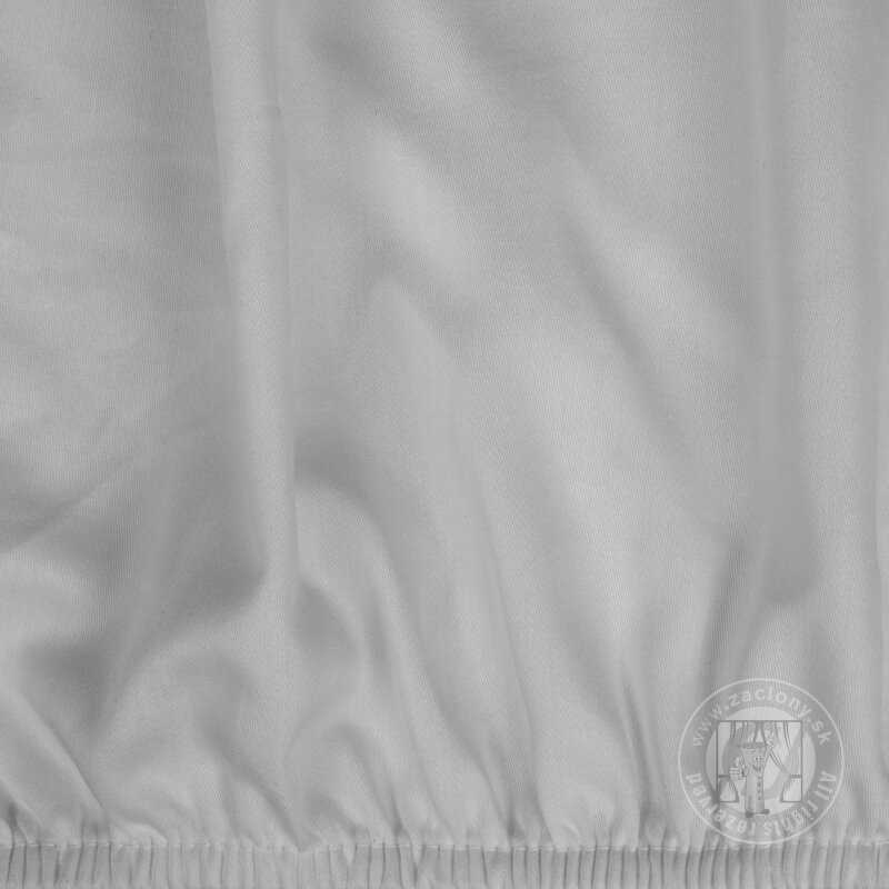 Plachta z bavlneného saténu NOVA3 160x200 cm strieborná