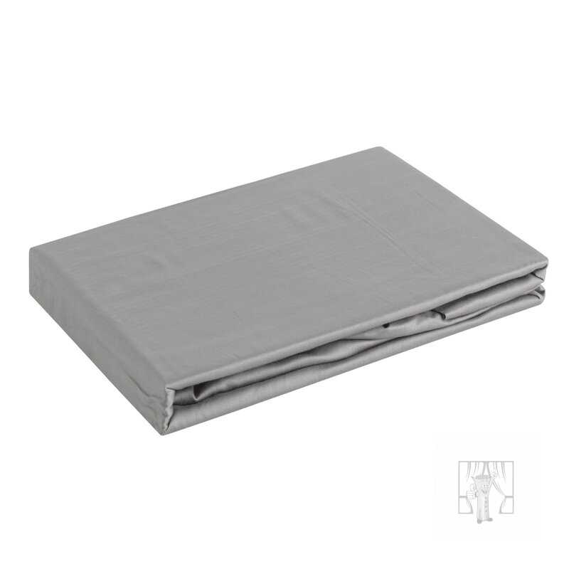 Plachta z bavlneného saténu NOVA3 140x200 cm oceľová