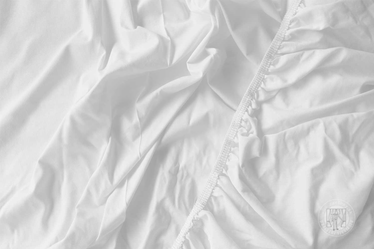 Napínacia plachta JERSEY 200x220 cm biela 1