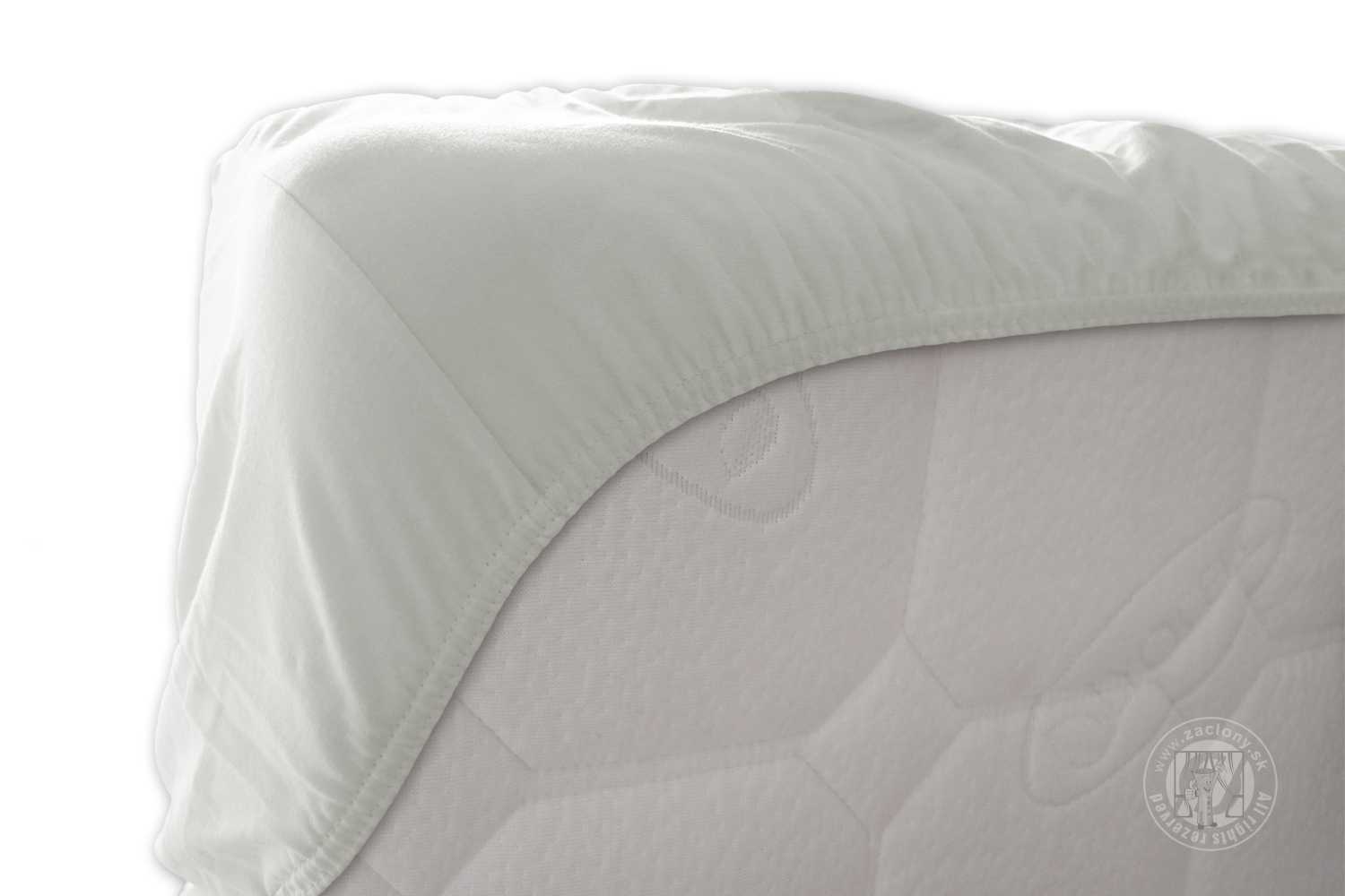 Napínacia plachta JERSEY 160x200 cm smotanová 2