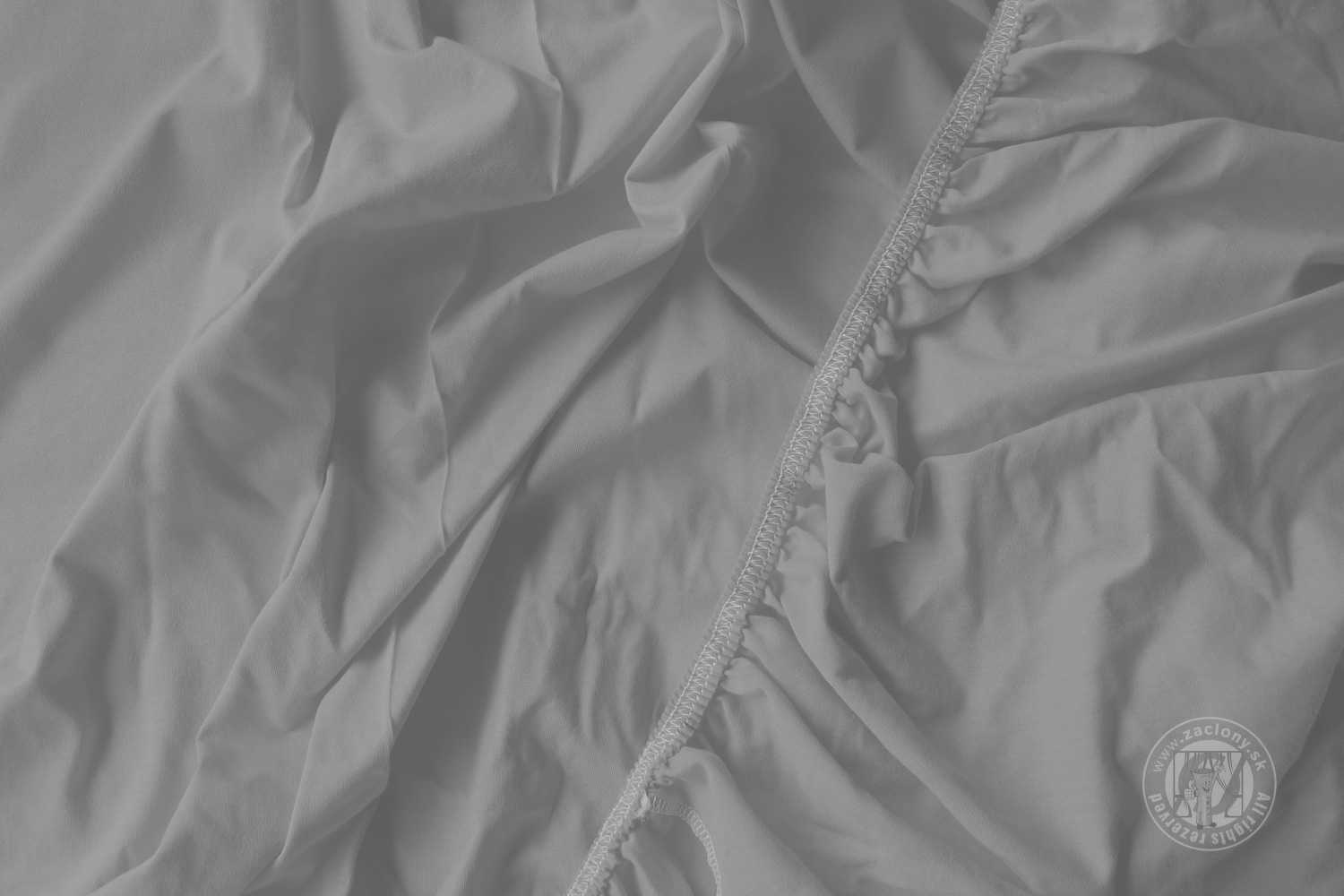 Napínacia plachta JERSEY 200x220 cm sivá 31