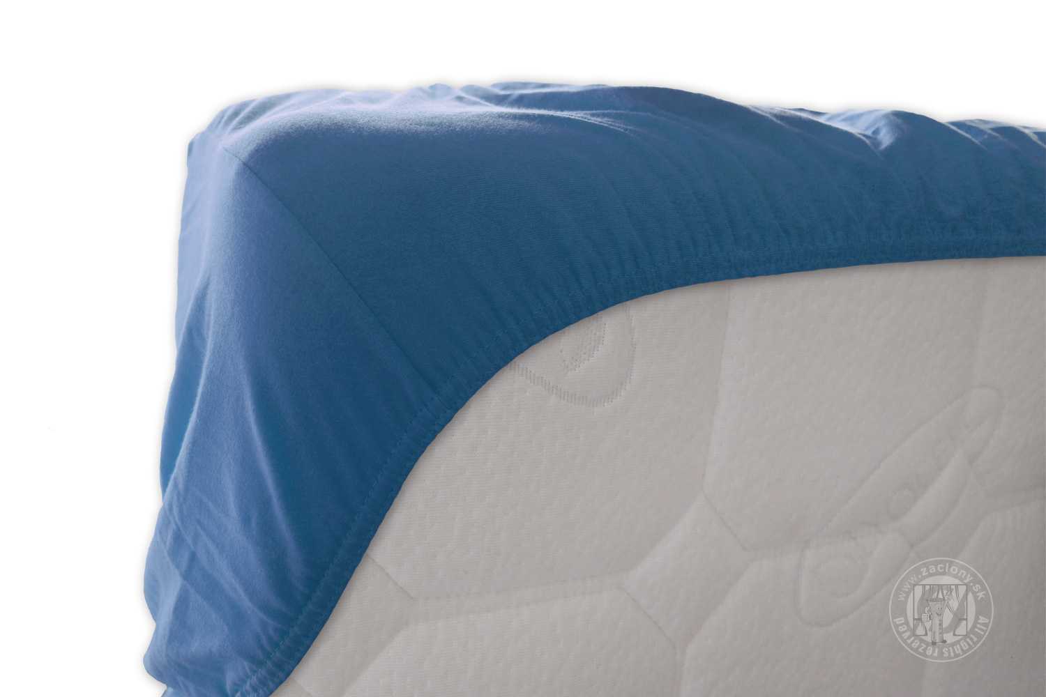 Napínacia plachta JERSEY 200x220 cm modrá 24