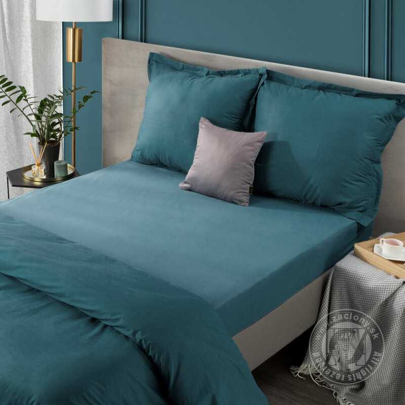 Napínacia plachta ADELA 160x200 cm tmavá tyrkysová