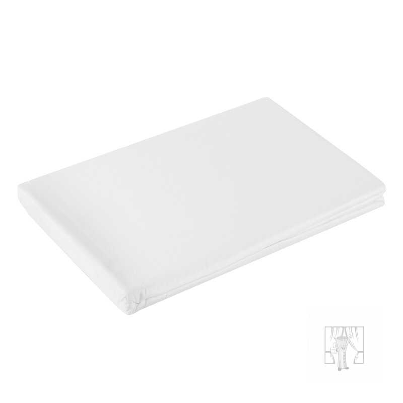 Klasická plachta z bavlneného saténu NOVA 180x210 cm biela