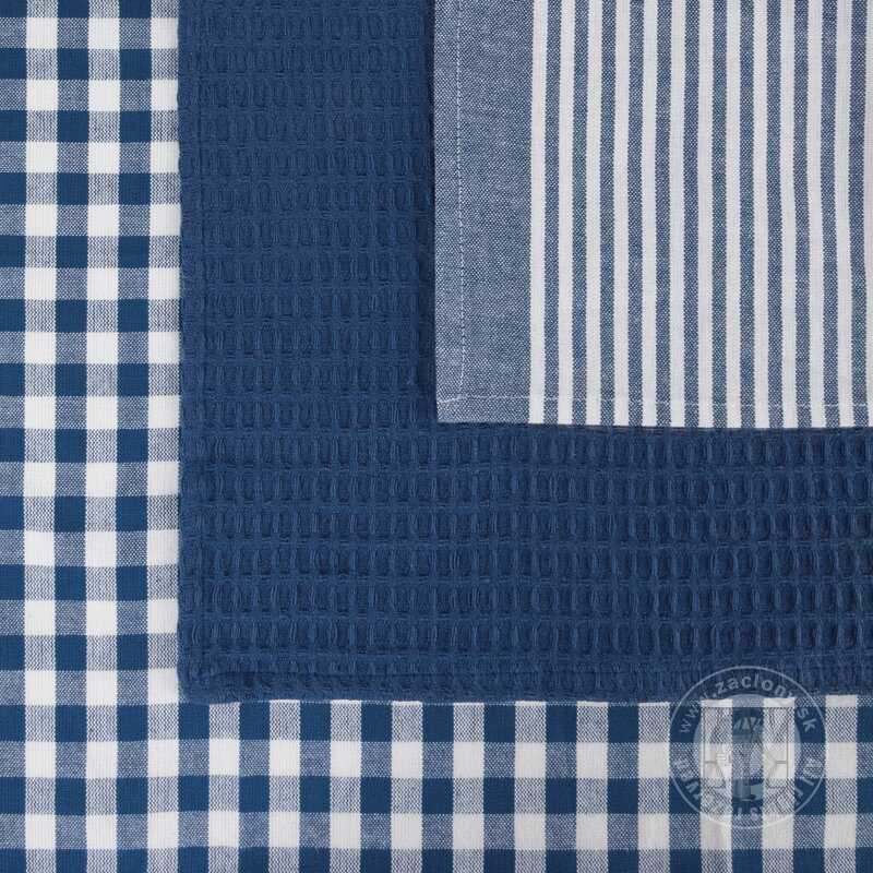 Sada bavlnených kuchynských utierok LUCY 50x70 cm modré 3ks