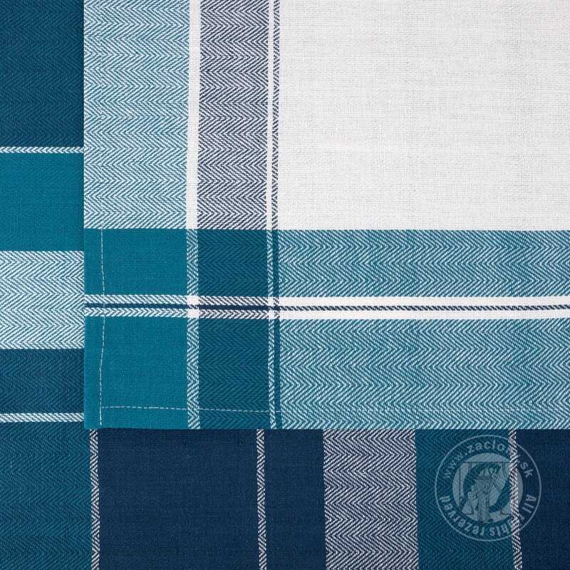 Sada bavlnených kuchynských utierok MONA 50x70 cm modré 2ks