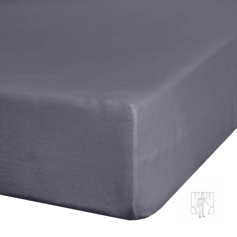 Napínacia plachta JERSEY3 90x200 cm oceľová