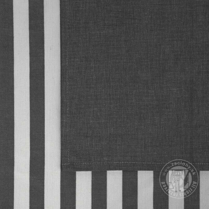 Sada bavlnených kuchynských utierok KARIN 50x70 cm tmavosivé 2ks