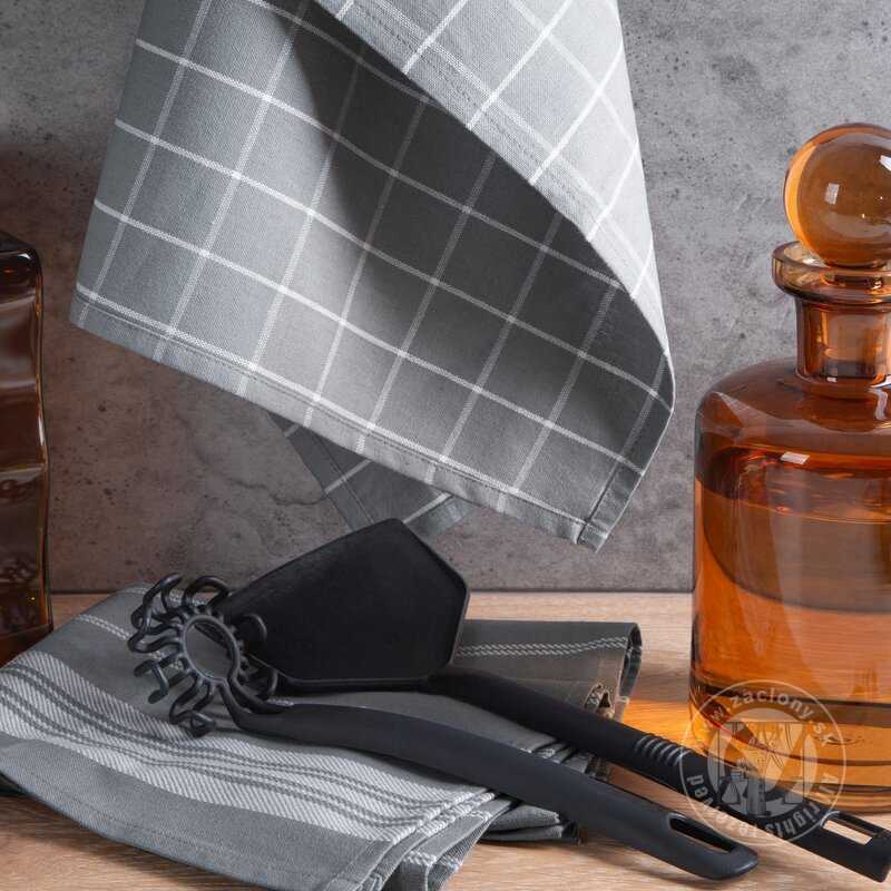 Sada bavlnených kuchynských utierok RUBI 50x70 cm sivé 2ks