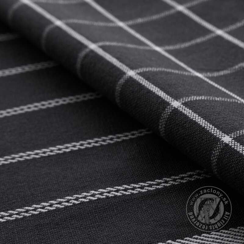 Sada bavlnených kuchynských utierok RUBI 50x70 cm tmavosivé 2ks