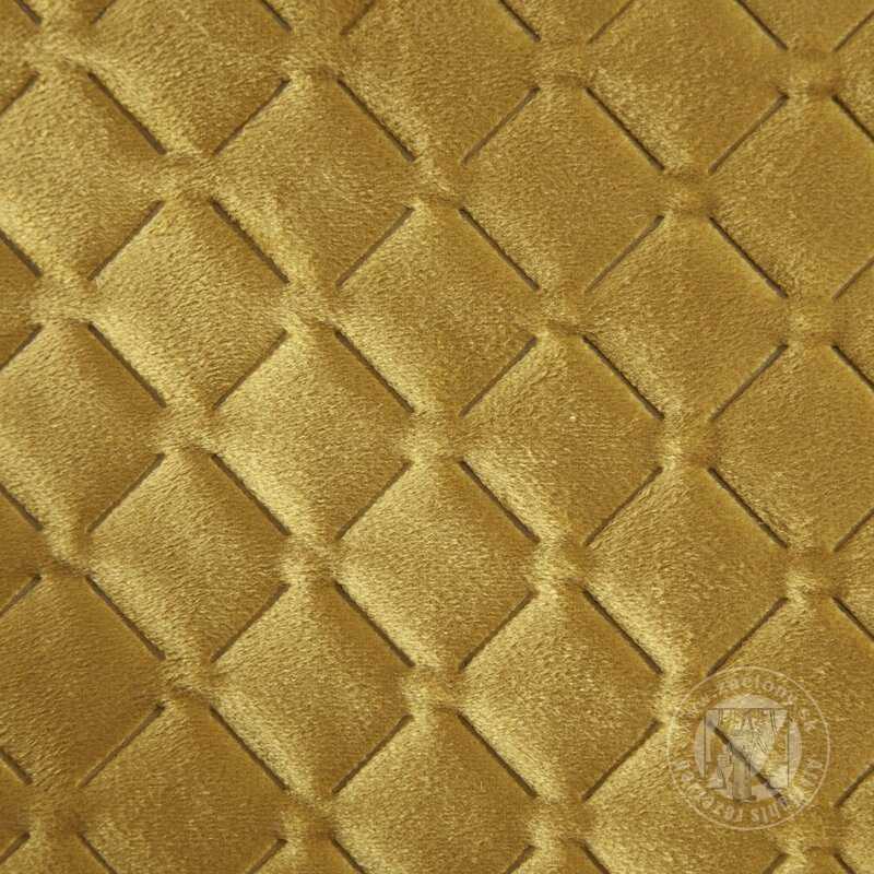 Zamatový prehoz na posteľ DIMON 200x220 cm medový