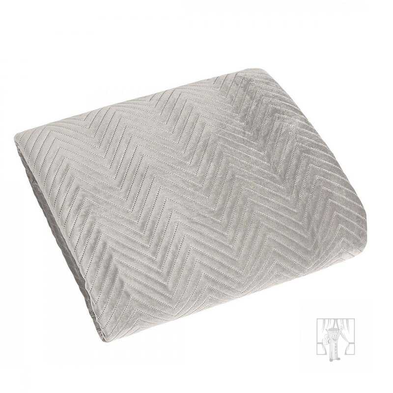 Zamatový prehoz na posteľ SOFIA 220x240 cm béžový