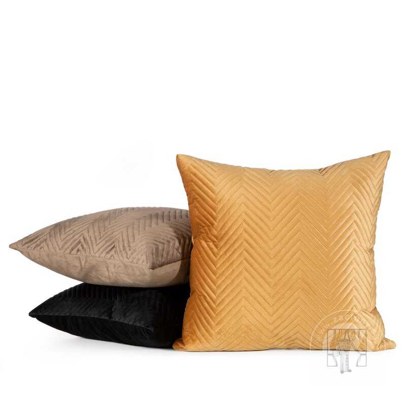 Zamatová obliečka na vankúš SOFIA 45x45 cm púdrová ružová