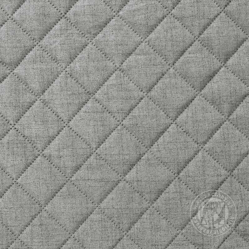 Prehoz na posteľ s ľanovou štruktúrou LEN1 220x240 cm oceľový