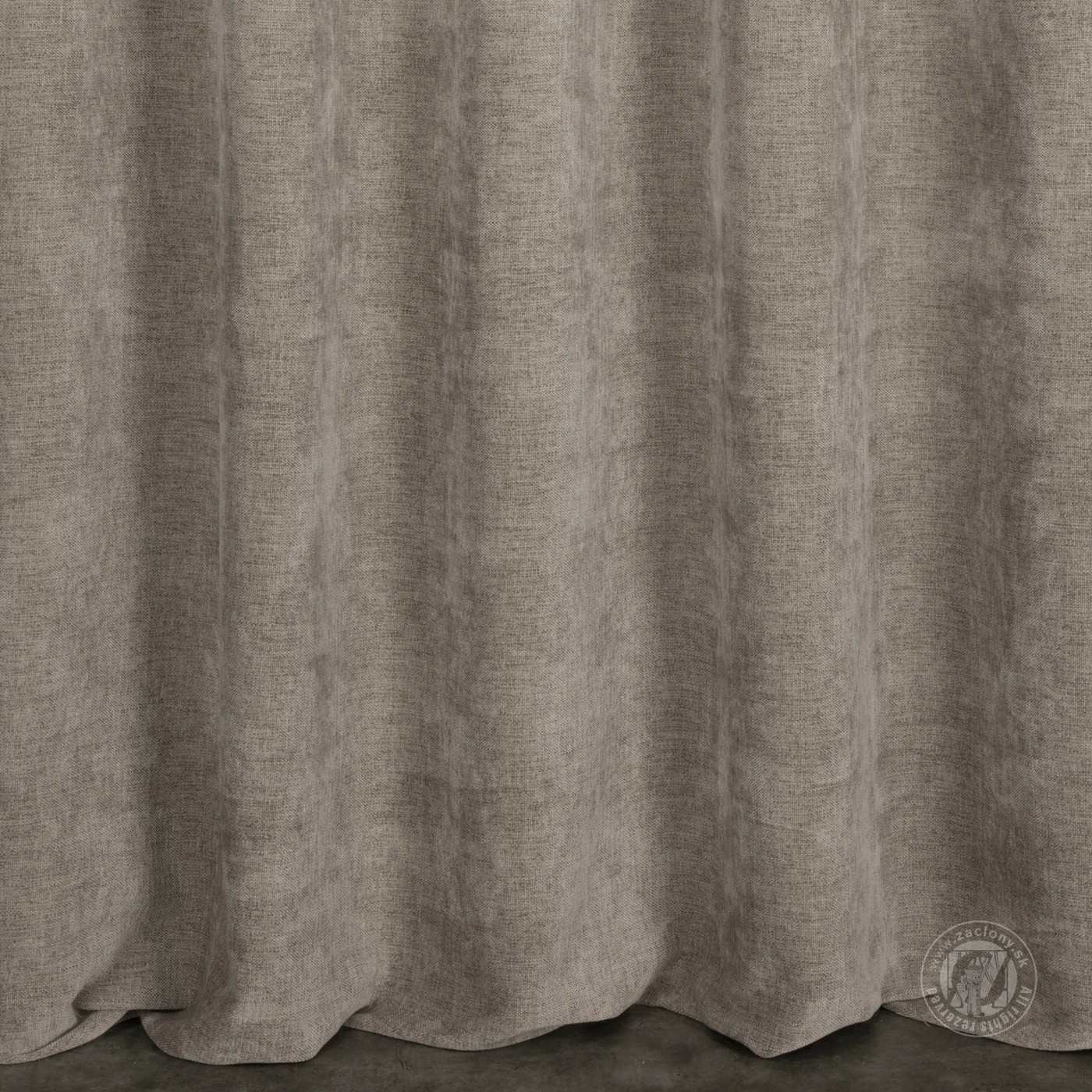 Šenilový záves NATALI béžový, 300cm