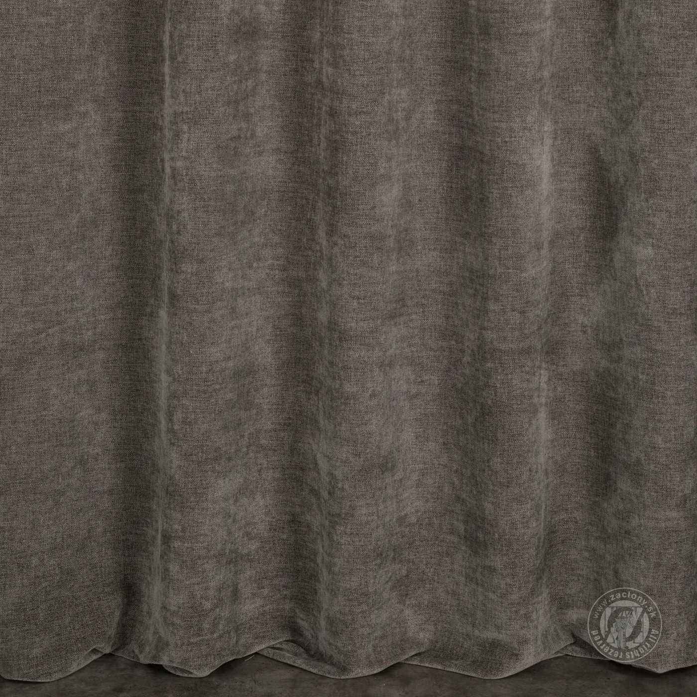 Šenilový záves NATALI 300 cm mokka